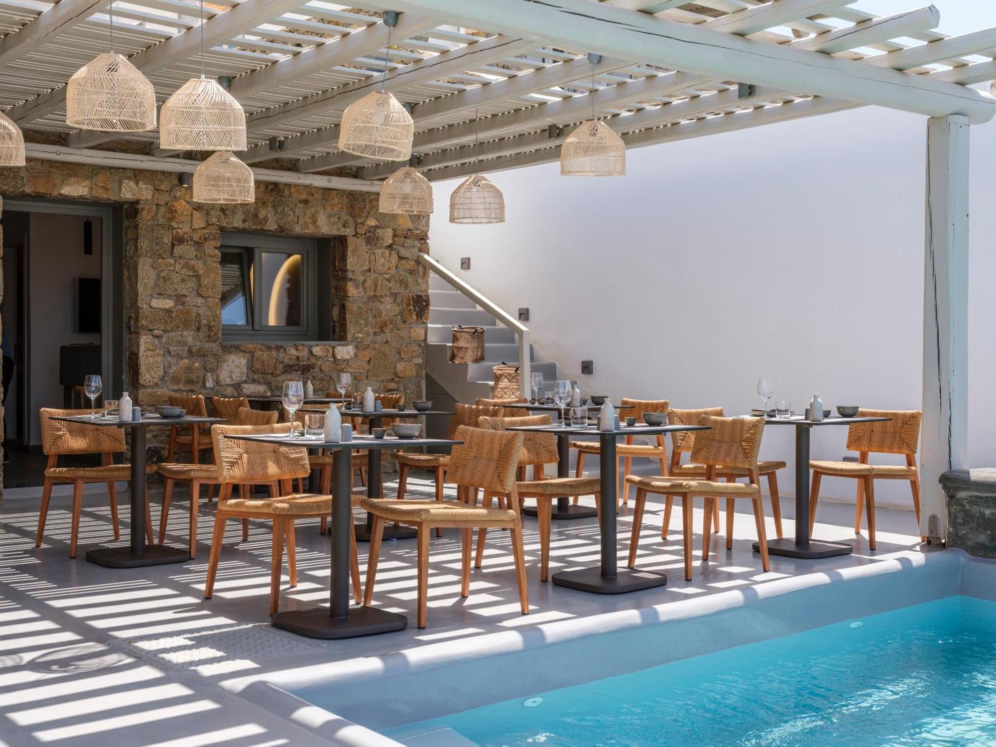 The Mykonist Merchia Beach Villas & Suites Exterior photo