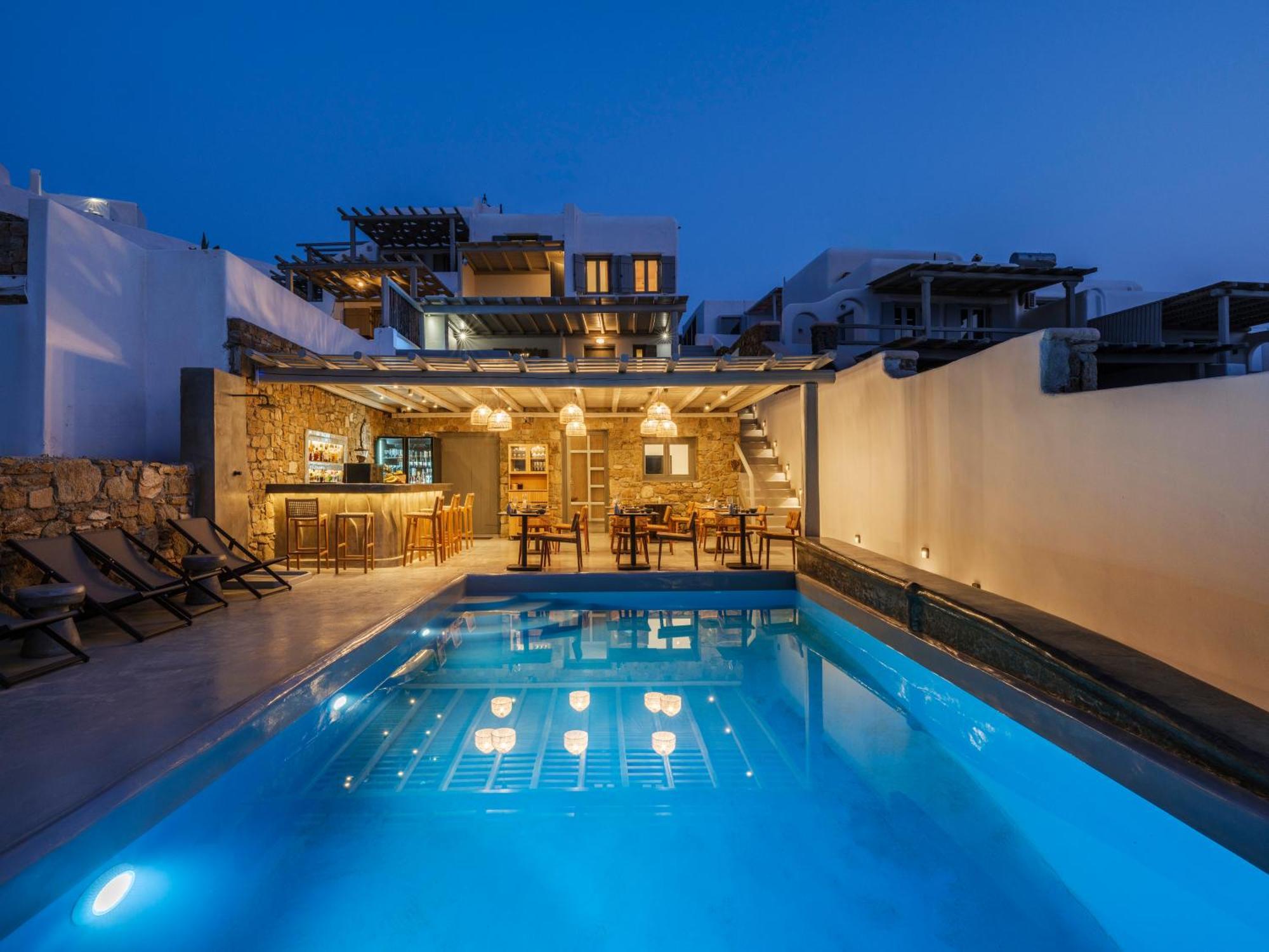 The Mykonist Merchia Beach Villas & Suites Exterior photo