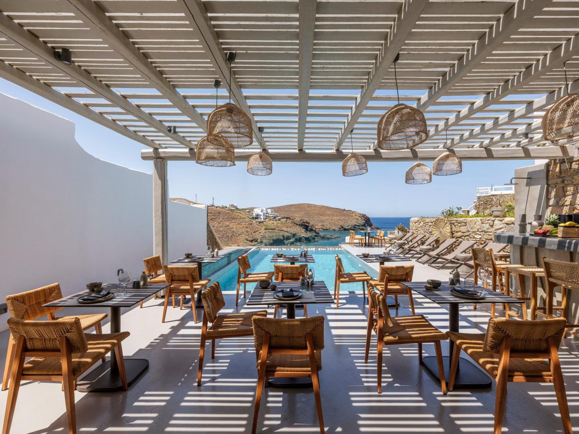 The Mykonist Merchia Beach Villas & Suites Exterior photo