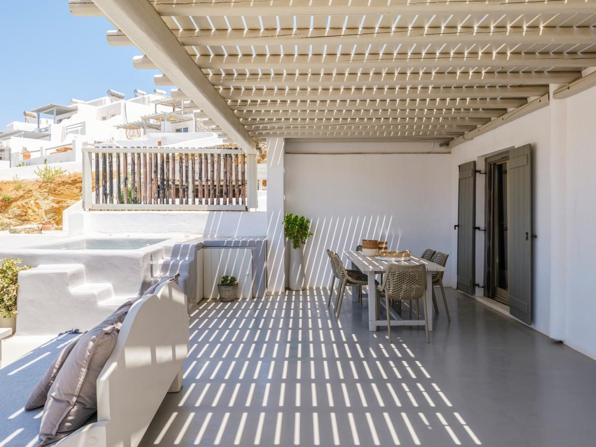 The Mykonist Merchia Beach Villas & Suites Exterior photo