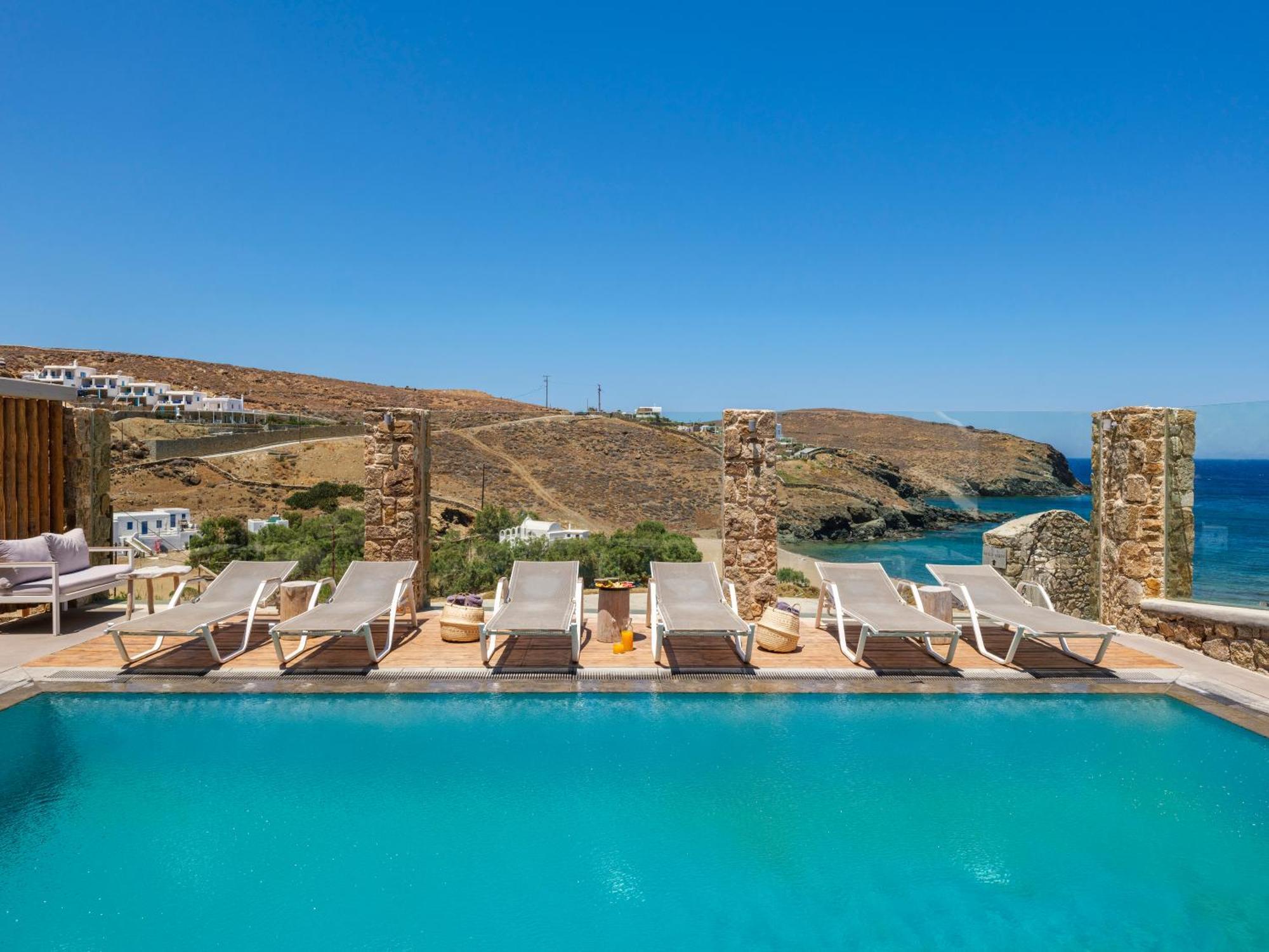 The Mykonist Merchia Beach Villas & Suites Exterior photo