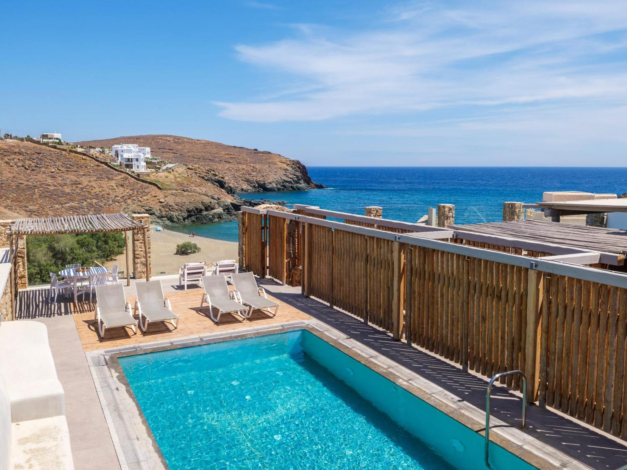 The Mykonist Merchia Beach Villas & Suites Exterior photo